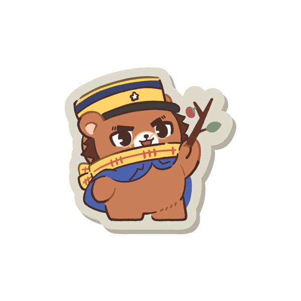 Ensky Golden Kamuy Doubutsu Phose -Harappa- Embroidery Patch Badge 1. Saichi Sugimoto