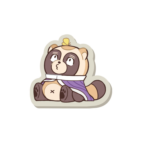 Ensky Golden Kamuy Doubutsu Phose -Harappa- Embroidery Patch Badge 3. Yoshitake Shiraishi image 1