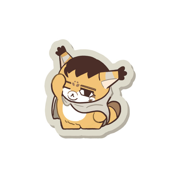 Ensky Golden Kamuy Doubutsu Phose -Harappa- Embroidery Patch Badge 6. Hyakunosuke Ogata