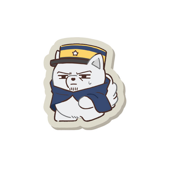 Ensky Golden Kamuy Doubutsu Phose -Harappa- Embroidery Patch Badge 10. Sergeant Tsukishima