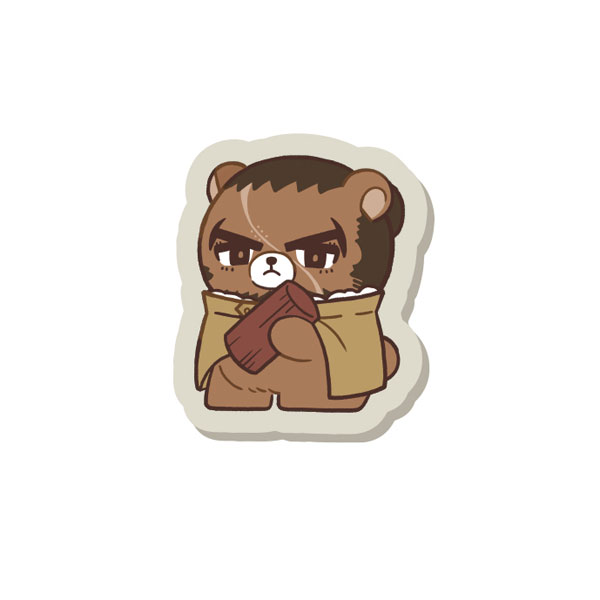 Ensky Golden Kamuy Doubutsu Phose -Harappa- Embroidery Patch Badge 13. Private First Class Ariko Bild 1