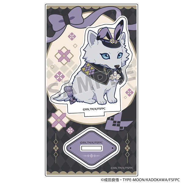 Curtain Damashii [Fate/strange Fake] Acrylic Stand (The Synthetic Beast Silver Wolf / Mini Chara)