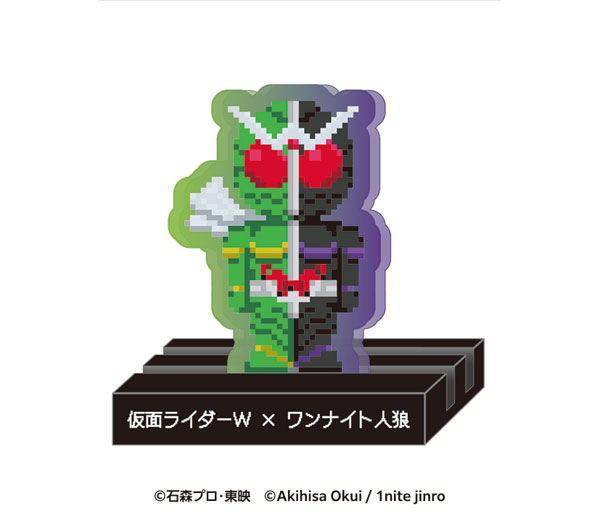 Ensky Kamen Rider W x One Night Werewolf ChamoCamo Stand Kamen Rider W