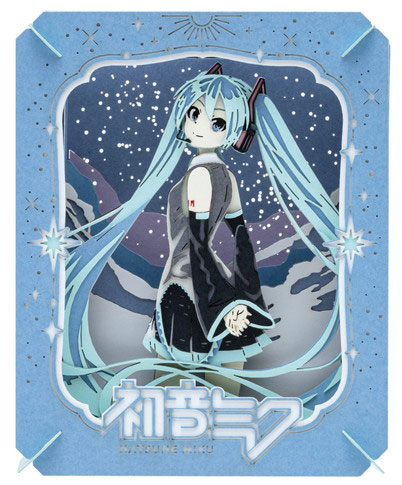 Ensky PAPER THEATER Hatsune Miku PT-407 Looking up at the night sky
