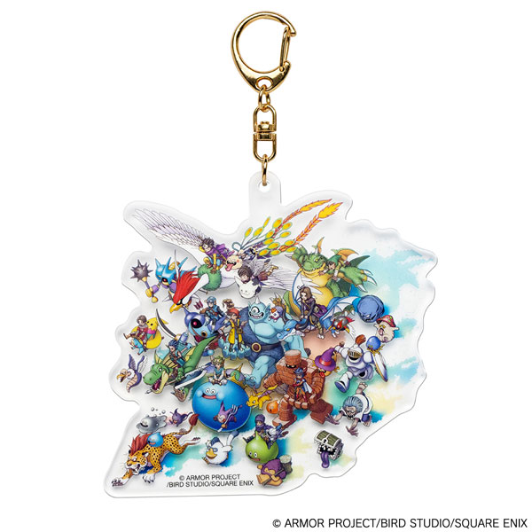 Square Enix Dragon Quest Acrylic Keychain 40th Anniversary Ver.
