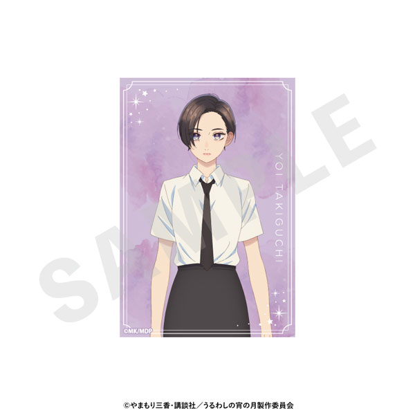 coly Anime "In the Clear Moonlit Dusk" -favorite series- Illustration Card (Yoi)