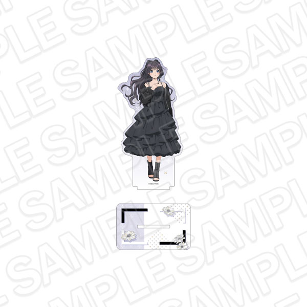 Contents Seed TV Anime "The Fragrant Flower Blooms with Dignity" Deka Acrylic Stand Kaoruko Waguri Black styling ver.