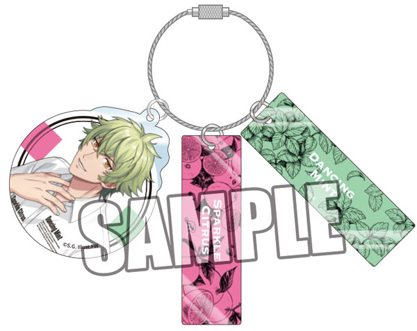 Broccoli Uta no Prince-sama 3-Part Acrylic Keyring Fragrance Pairing Ver. "Yamato Hyuga"