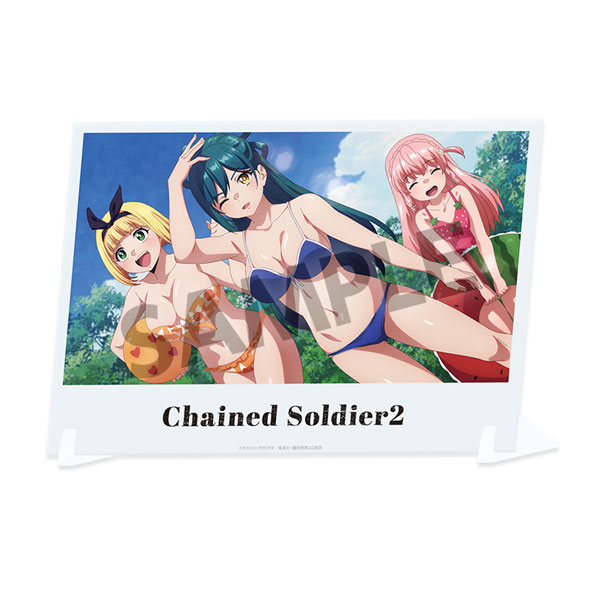 Hobby Stock 魔都精兵的奴隸 2 視覺圖壓克力板 第7話特典(日萬里&朱朱&寧) 圖片 1