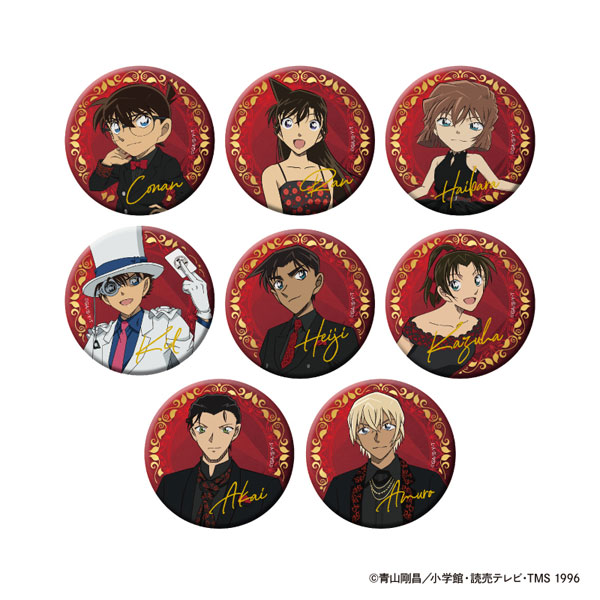 YTE Detective Conan Trading Foil Tin Badge Concert 2026 8Pack BOX image 1