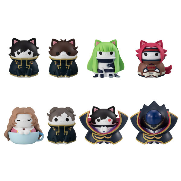 MegaHouse MEGA CAT PROJECT Code Geass: Lelouch of the Rebellion Code Ginyass 8Pack BOX