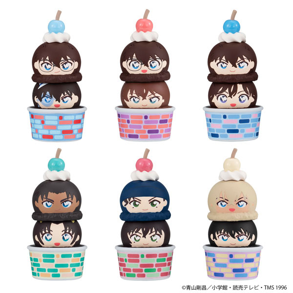 MegaHouse Stack Up & Change Detective Conan 6Pack BOX