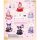 RE-MENT Sanrio My Melody & Kuromi Fluffy Cafe Time 6Pack BOX (CANDY TOY) imagen 2