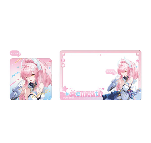 KURO GAMES [Exclusive Sale] Wuthering Waves Two Yeah Series Badge & Acrylic Clear Card Set Aemeath รูปภาพ 1
