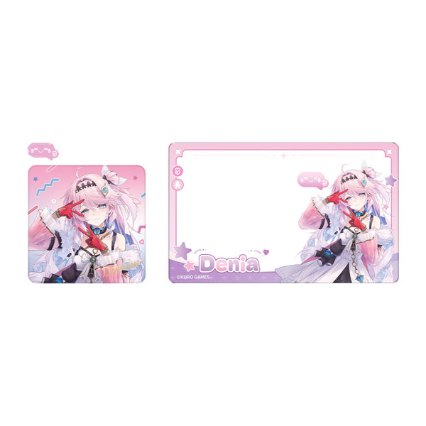 KURO GAMES [Exclusive Sale] Wuthering Waves Two Yeah Series Badge & Acrylic Clear Card Set Denia image 1