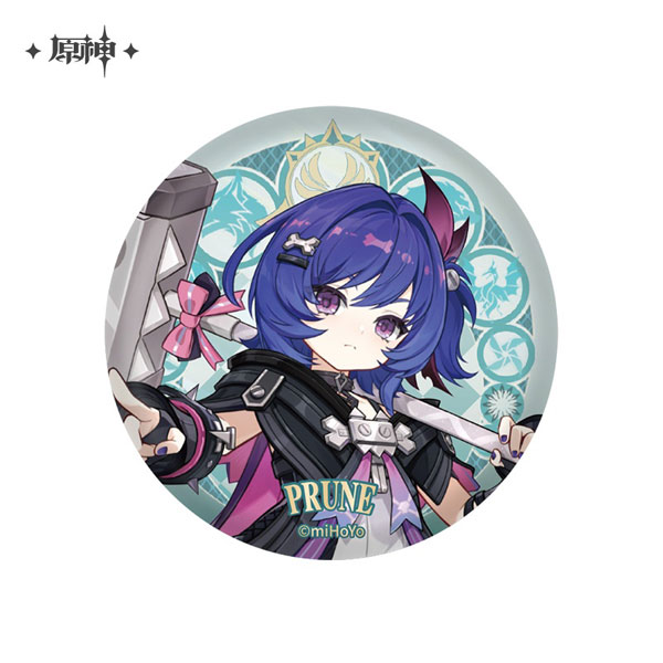 miHoYo Genshin Impact Mondstadt Series Chara Tin Badge Prune