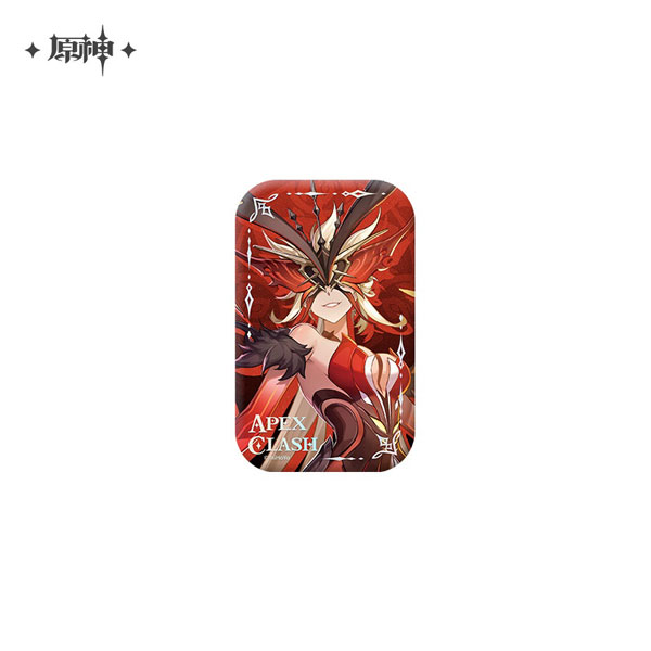 miHoYo Genshin Impact Ousen no Itadaki Series Hologram Tin Badge The Fair Lady