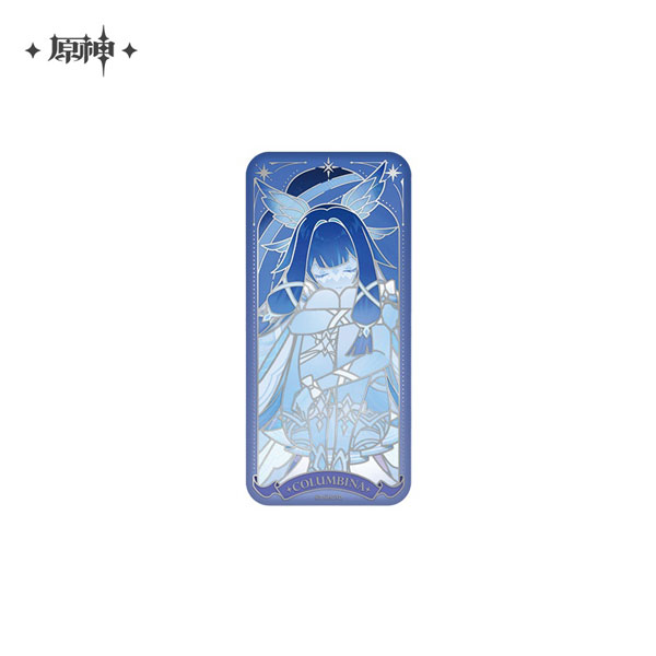 miHoYo Genshin Impact Selenic Chronicles Series Chara Tin Badge Columbina A