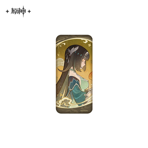 miHoYo Genshin Impact Clouds and Moonlight Series Paper Badge Lan Yan