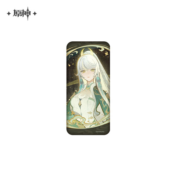 miHoYo Genshin Impact Clouds and Moonlight Series Paper Badge Zibai