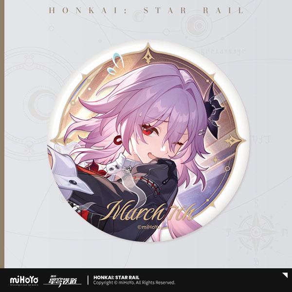 miHoYo Honkai: Star Rail Seikai Keiga Series Tin Badge March 7th C