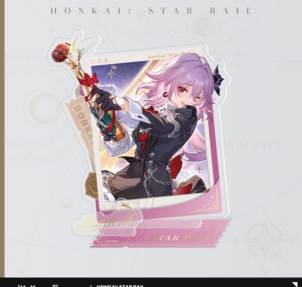 miHoYo Honkai: Star Rail Seikai Keiga Series Acrylic Stand March 7th B