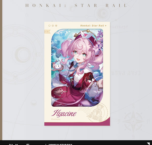 miHoYo Honkai: Star Rail Seikai Keiga Series Film Style Card Hyacine รูปภาพ 1
