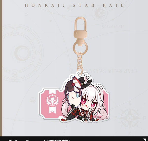 miHoYo Honkai: Star Rail Pom-Pom Gallery Series Acrylic Strap Sparxie 图片 1