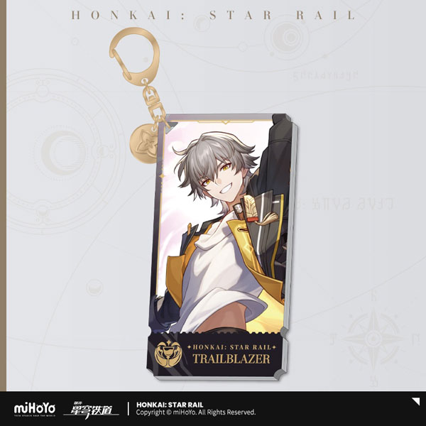 miHoYo Honkai: Star Rail Standing Design Series Acrylic Strap Elation Trailblazer [Male] imagen 1