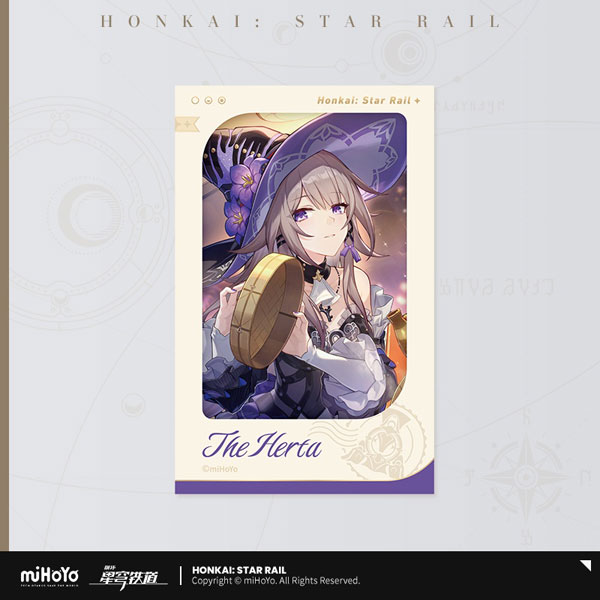 miHoYo Honkai: Star Rail Seikai Keiga Series ฟิล์มสタイล์การ์ด The Herta รูปภาพ 1