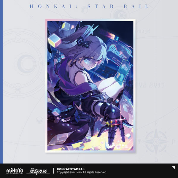 miHoYo Honkai: Star Rail Light Cone Series Acrylic Shikishi Welcome to the Cosmic City