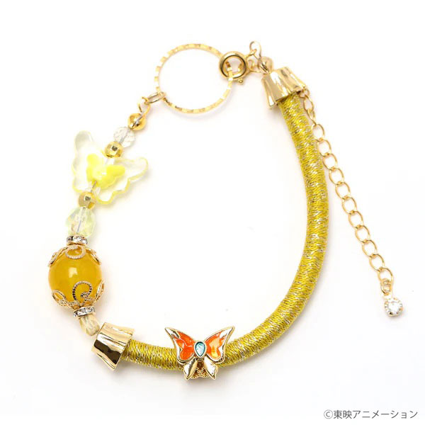 Menoya "Yes! PreCure 5 GoGo!" 3WAY Naturstein-Armband Urara Kasugano (Cure Lemonade) Bild 1