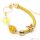 Menoya "Yes! PreCure 5 GoGo!" 3WAY Naturstein-Armband Urara Kasugano (Cure Lemonade) Bild 3