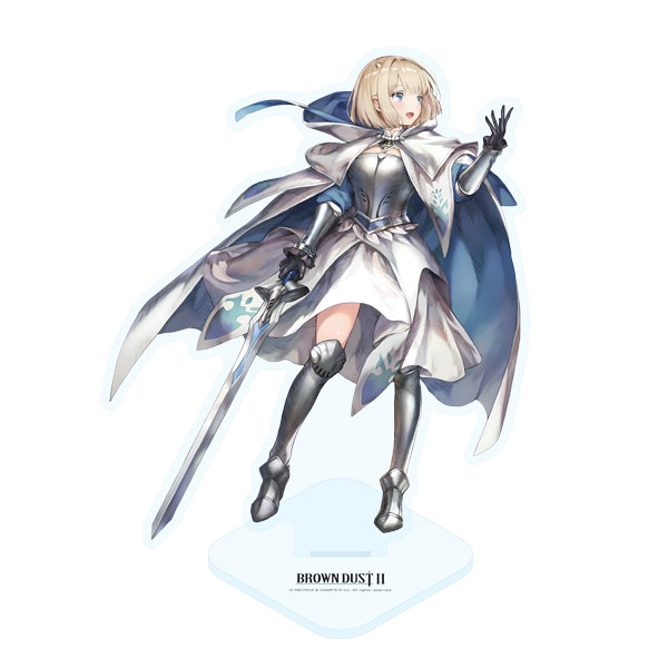 DOBUDDY [BROWNDUST2] Acrylic Stand_Justia "Knight of Blood" hình ảnh 1
