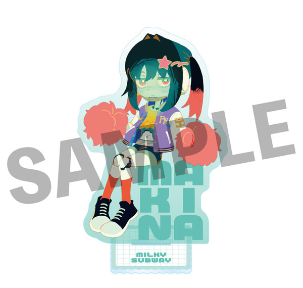 DMM.com Milky Subway: The Galactic Limited Express Furefriends Acrylic Stand Makina รูปภาพ 1