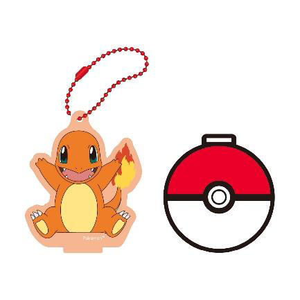 Eyeup Pokemon Stand Coaster Keychain Charmander