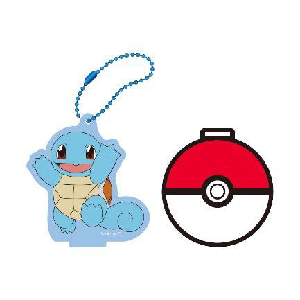 Eyeup Pokemon Stand Coaster Keychain Squirtle image 1