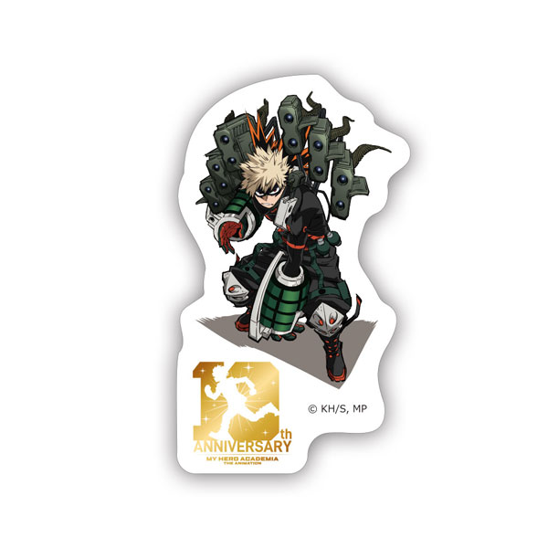 Toho My Hero Academia 10th Anniversary Sticker Katsuki Bakugo A