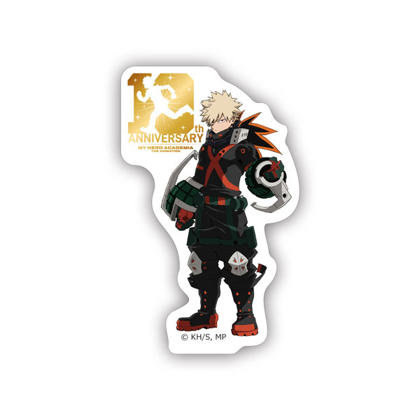 Toho My Hero Academia 10th Anniversary Sticker Katsuki Bakugo B image 1