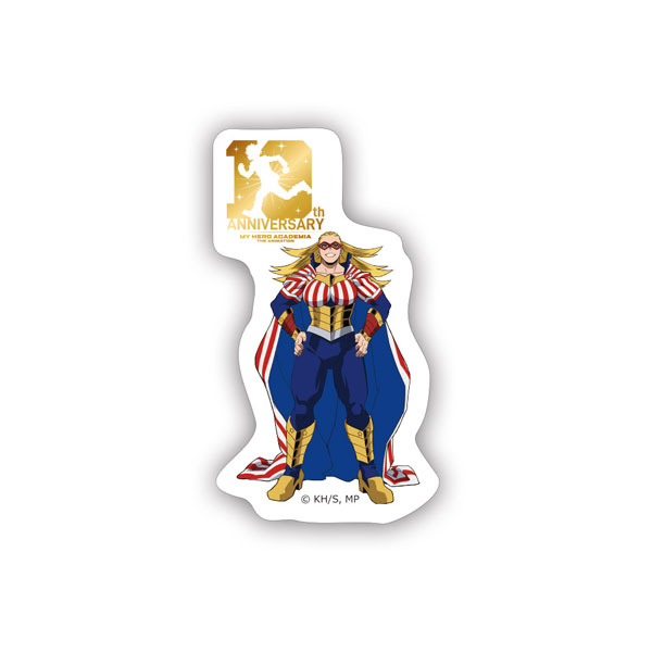 Toho My Hero Academia 10th Anniversary Sticker Star and Stripe