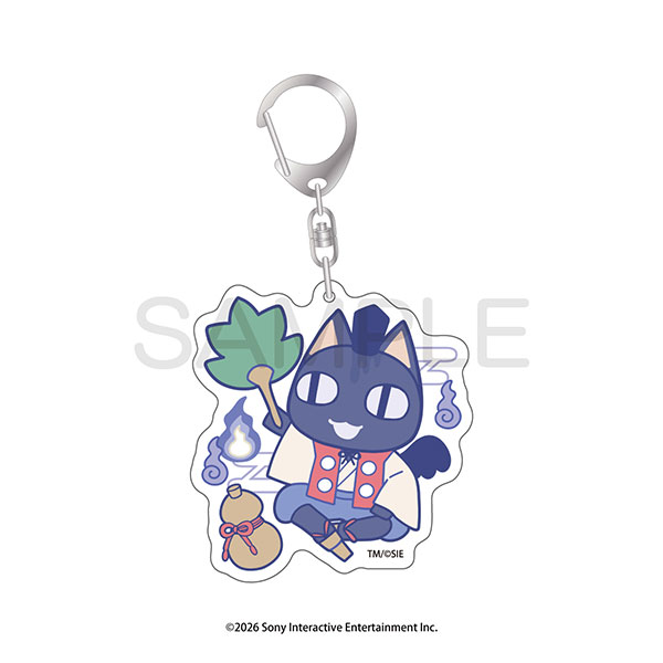 ALGERNON PRODUCT Doko Demo Issho Obake to Issho Acrylic Keychain [Kuro]