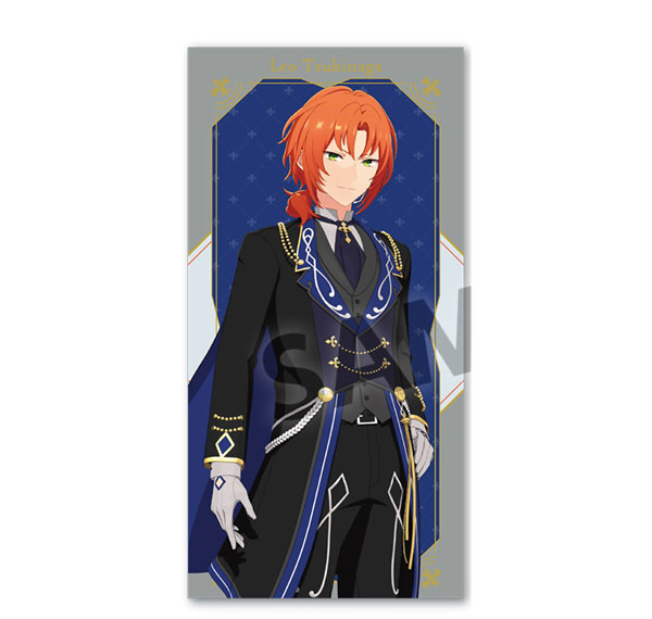 Hobby Stock Ensemble Stars!! Reminiscence Selection "Checkmate" Name & Visual Cloth Poster Leo Tsukinaga รูปภาพ 1