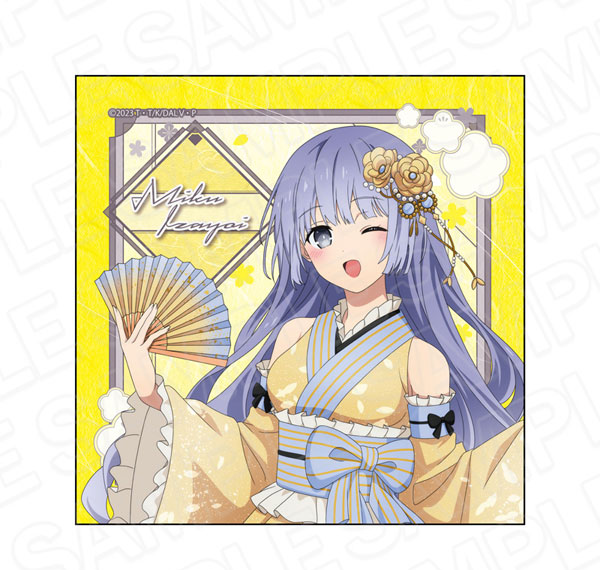 Contents Seed Date A Live V Microfiber Cloth Miku Izayoi Japanese Clothes Idol ver. รูปภาพ 1