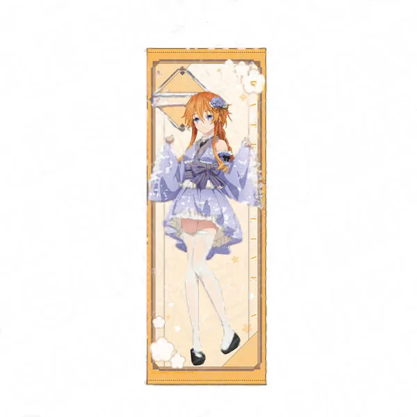 Contents Seed Date A Live V Jumbo Wall Scroll Yuzuru Yamai Japanese Clothes Idol ver. Bild 1