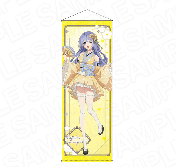 Contents Seed Date A Live V Jumbo Wall Scroll Miku Izayoi Japanese Clothes Idol ver. รูปภาพ 1