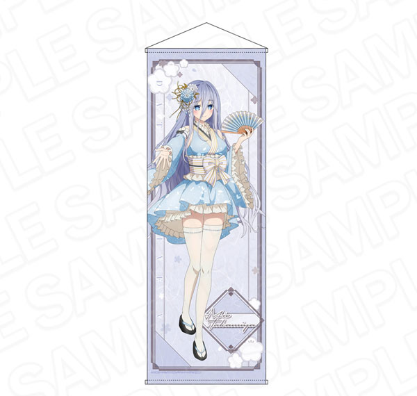 Contents Seed Date A Live V Jumbo Wall Scroll Mio Takamiya Japanese Clothes Idol ver. รูปภาพ 1