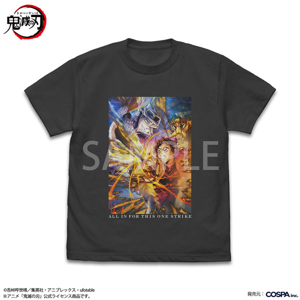 COSPA Anime "Demon Slayer: Kimetsu no Yaiba" Shinobu & Doma Full Color T-shirt /SUMI-M
