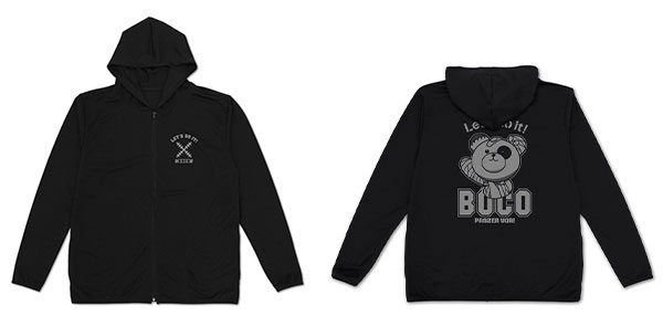 COSPA Girls und Panzer das Finale Boko Thin Dry Hoodie /BLACK-L image 1
