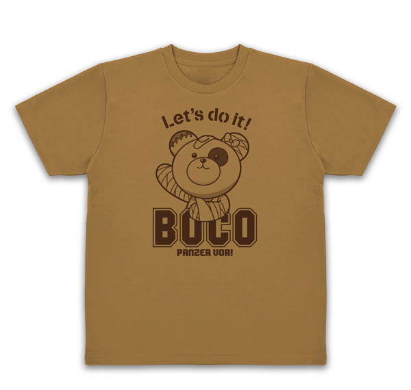 COSPA Girls und Panzer das Finale Boko Dry T-shirt /COYOTE-S