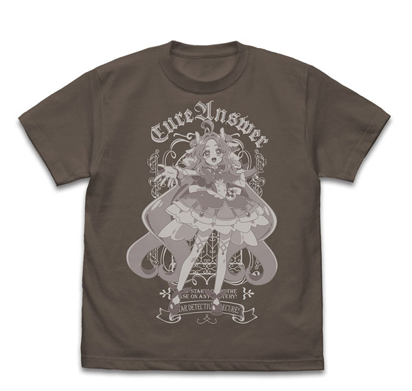 COSPA Star Detective Precure! Cure Answer T-shirt /CHARCOAL-S รูปภาพ 1